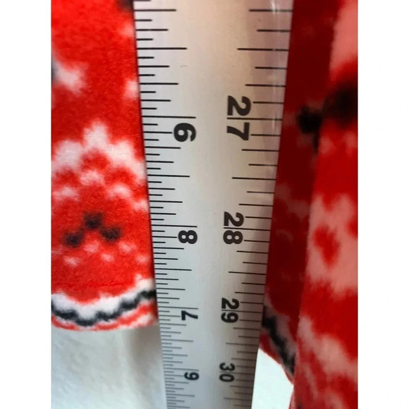 Women’s Fair Isle Printed Fleece Zippered Jacket NWT - Picture 10 of 11